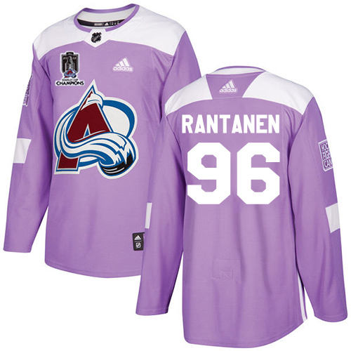Mikko Rantanen Signed Colorado Avalanche 2022 Stanley Cup Adidas Jersey