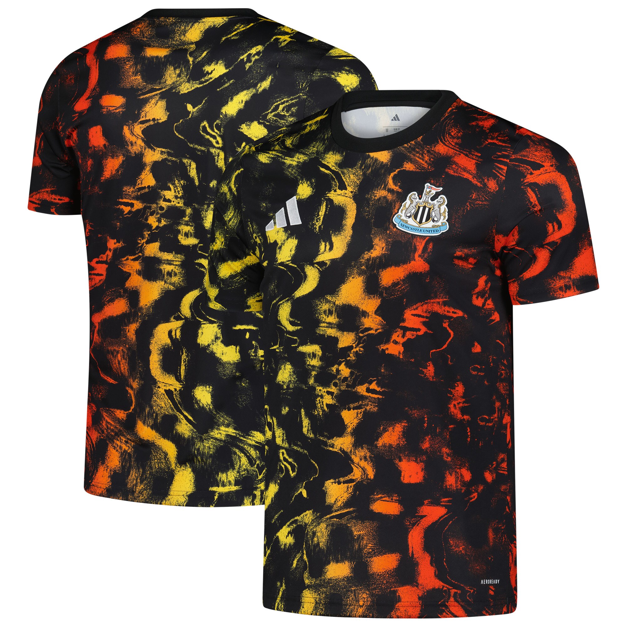 Newcastle United adidas 2025/26 AEROREADY Pre-Match Top – Black