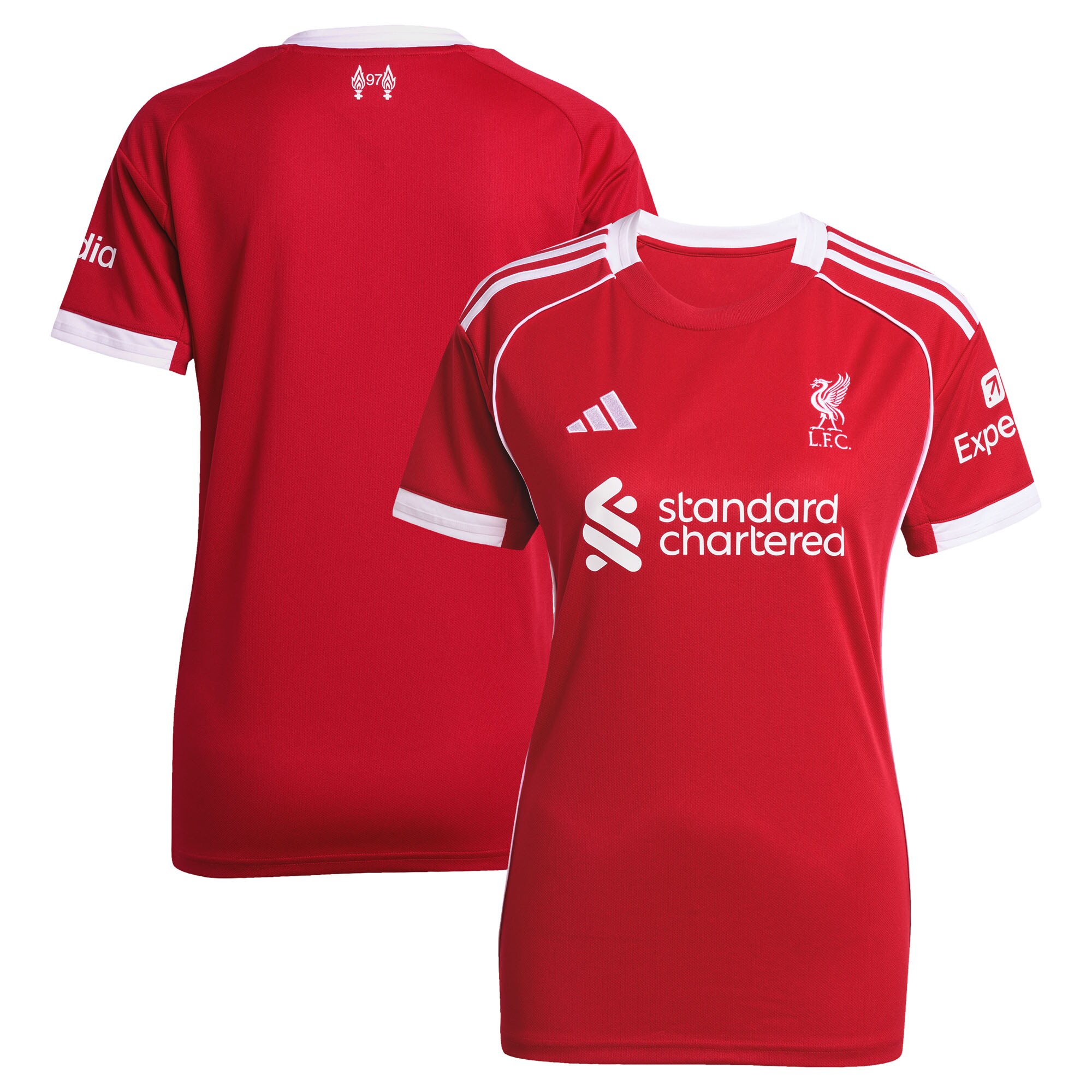 Liverpool adidas Women’s 2025/26 Home Replica Jersey – Red