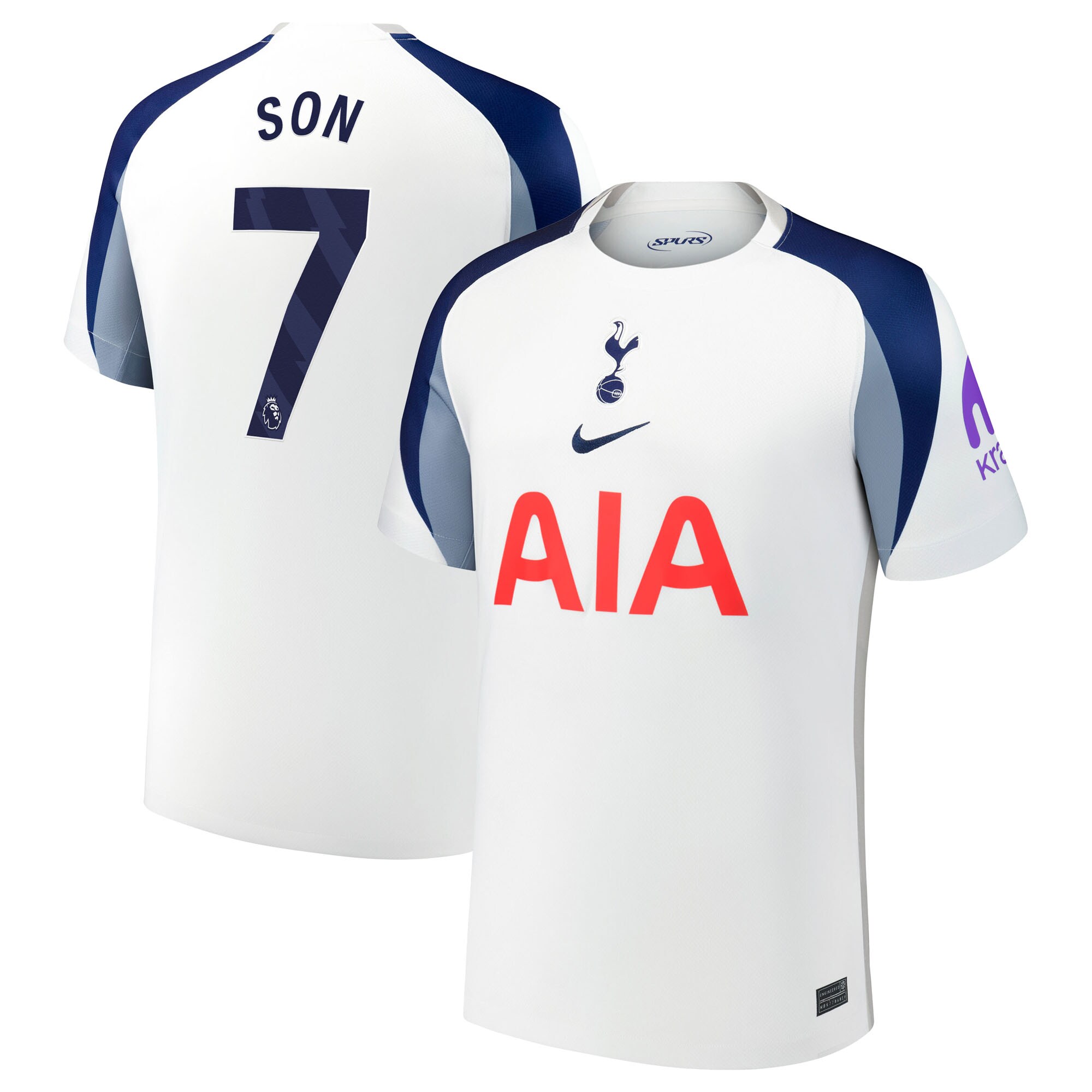 Son Heung-Min Tottenham Hotspur Nike 2025/26 Home Replica Jersey – White