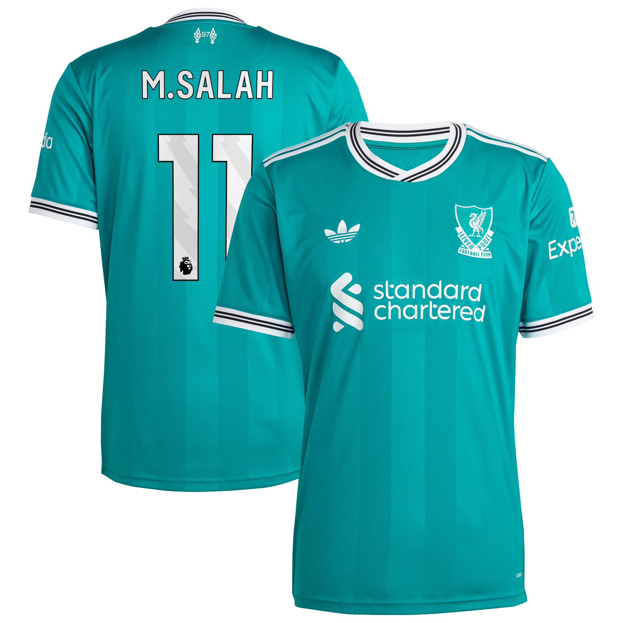 Mohamed Salah Liverpool adidas 2025/26 Third Replica Player Jersey – Green