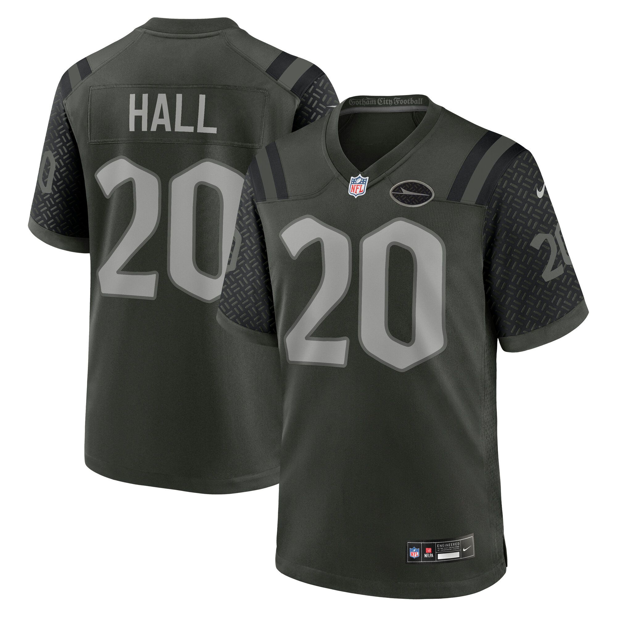 Breece Hall New York Jets Nike 2025 Rivalries Collection Game Jersey – Gotham Green