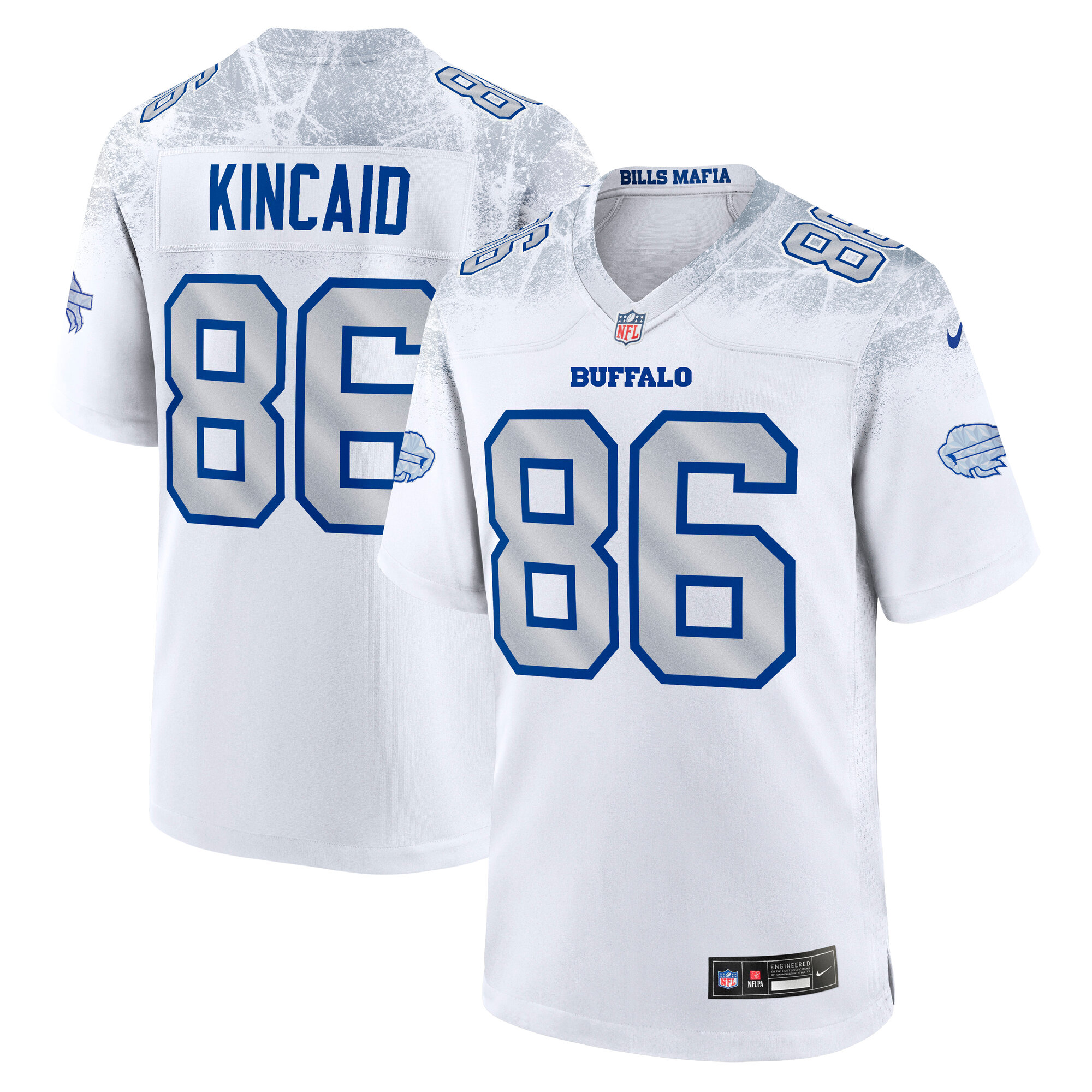 Dalton Kincaid Buffalo Bills Nike 2025 Rivalries Collection Game Jersey – White