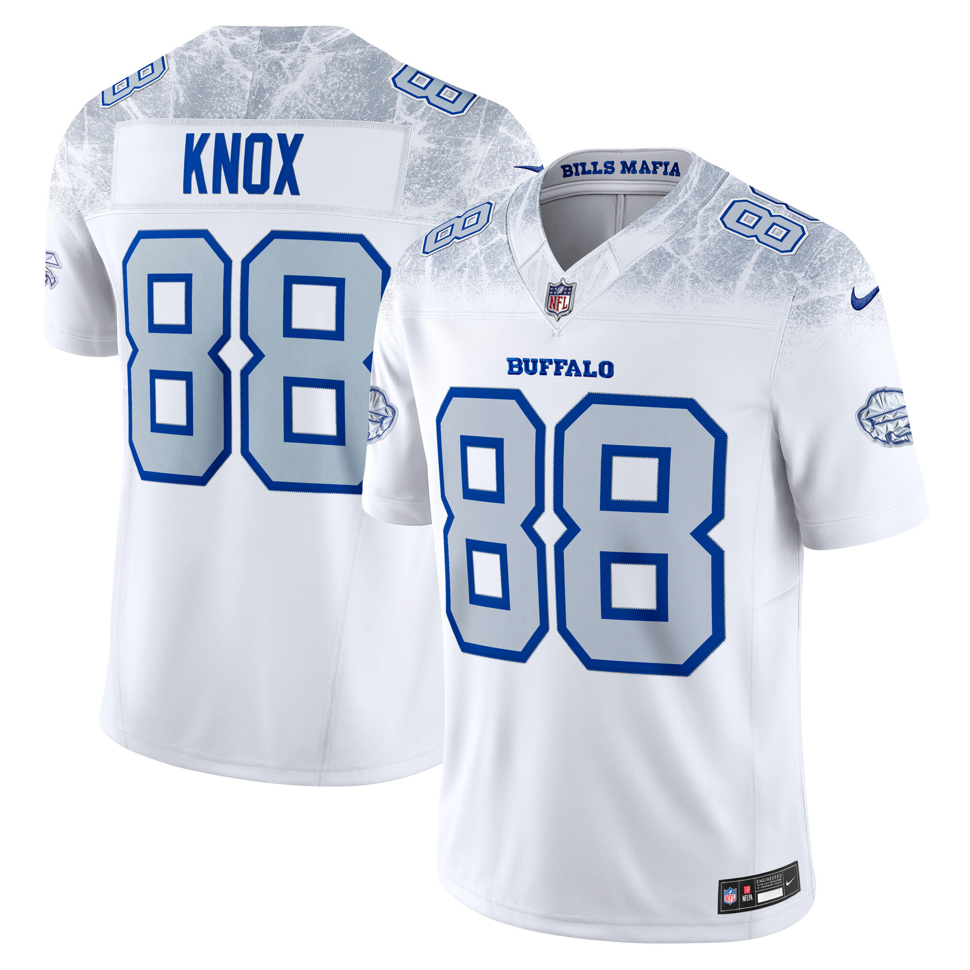 Dawson Knox Buffalo Bills Nike 2025 Rivalries Collection Limited Jersey – White