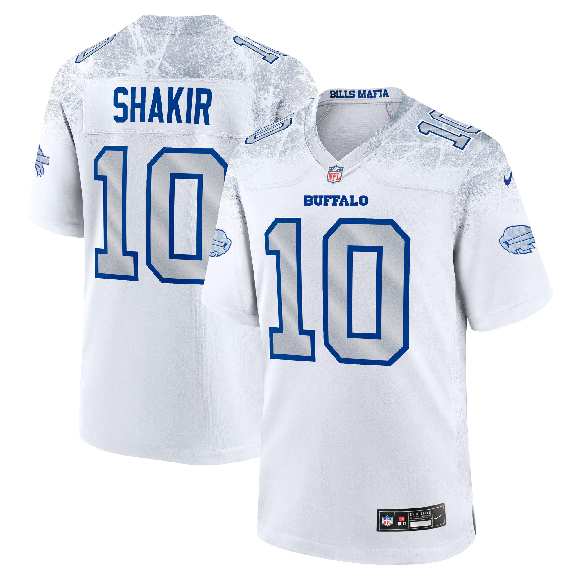 Khalil Shakir Buffalo Bills Nike 2025 Rivalries Collection Game Jersey – White