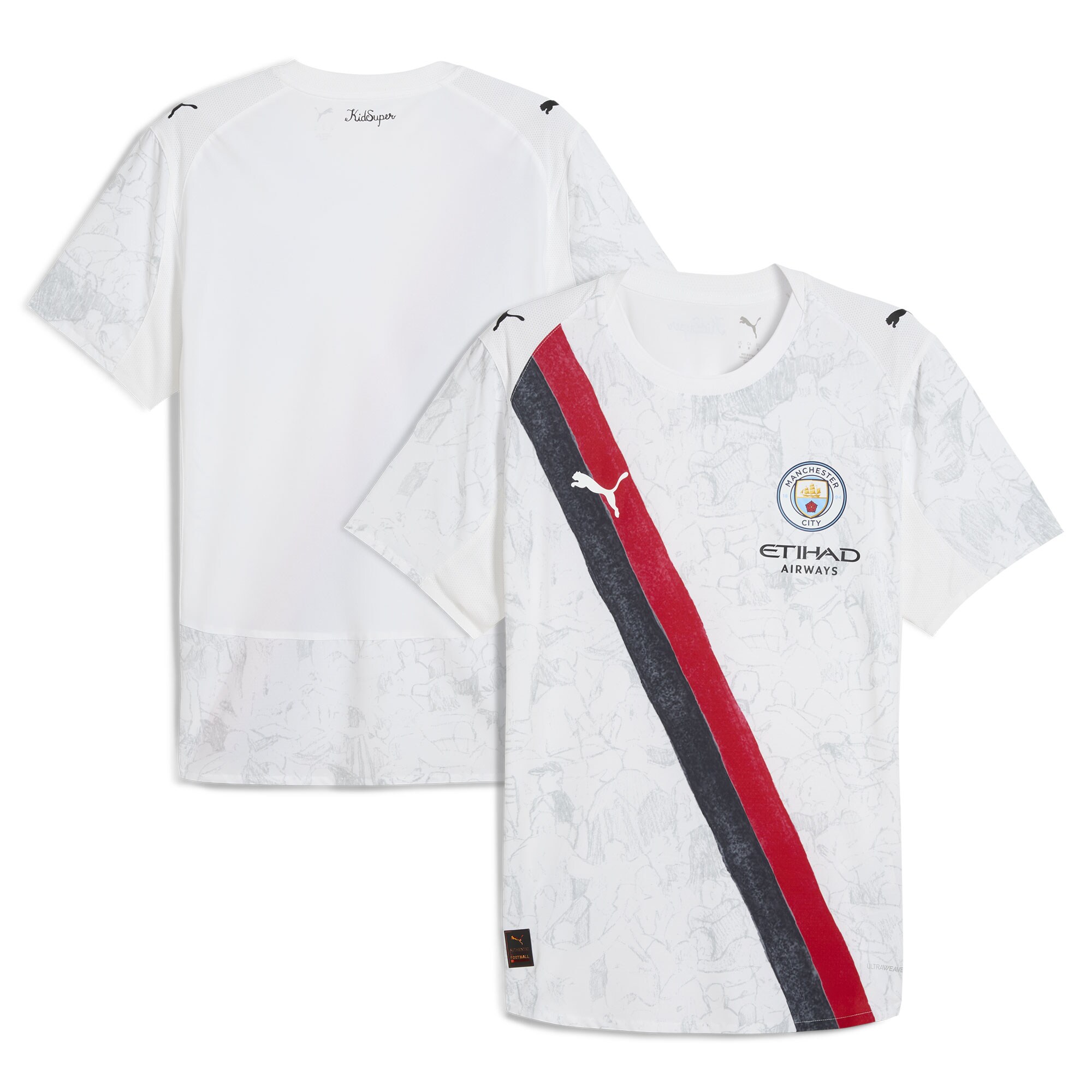 Manchester City Puma x KidSuper 2025 FIFA Club World Cup Authentic Jersey – White