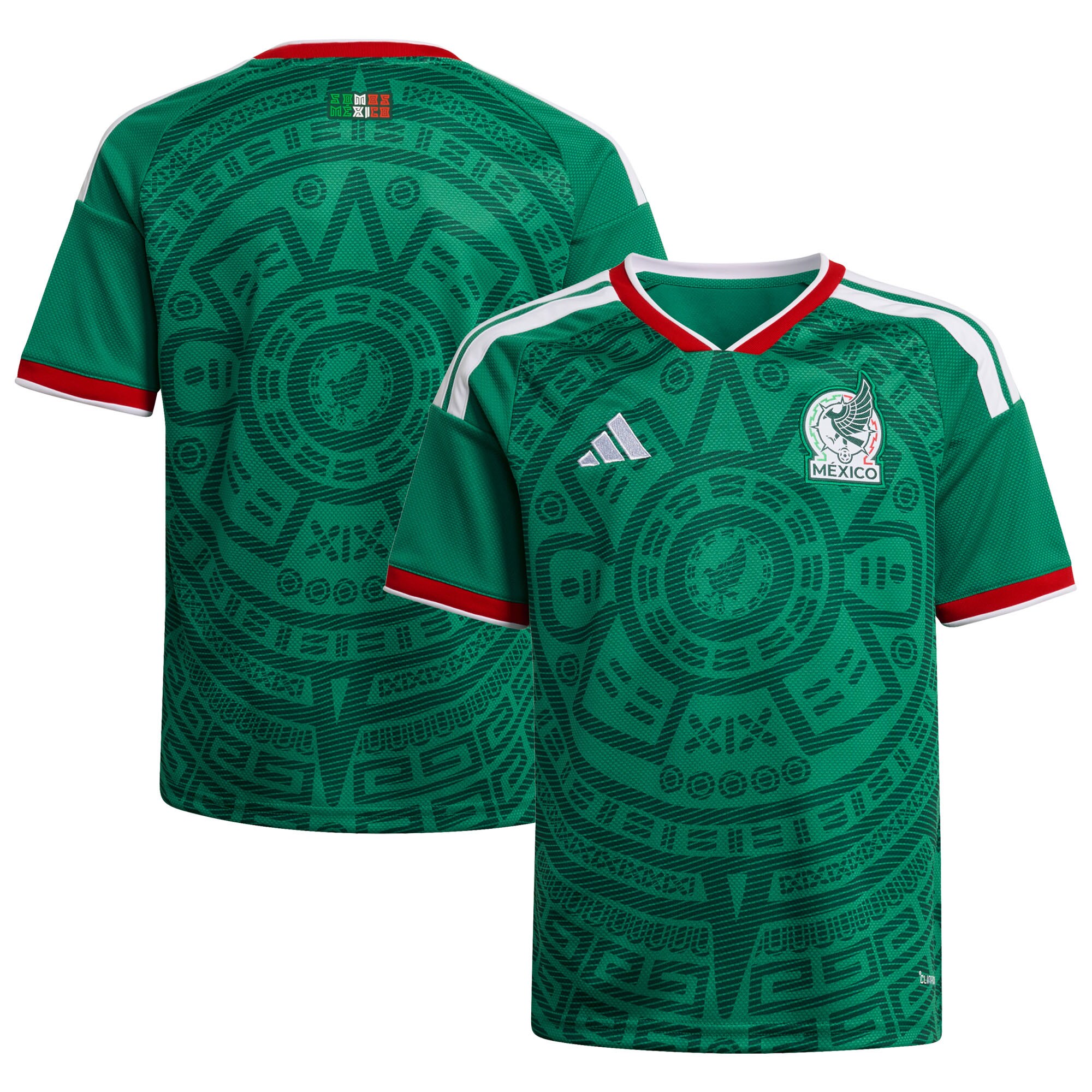 Mexico National Team Adidas Youth FIFA X World Cup 2026 Home Replica 