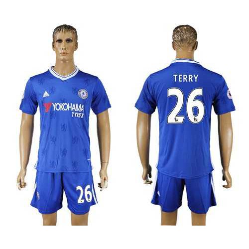 Chelsea #26 Terry Home Soccer Club Jersey