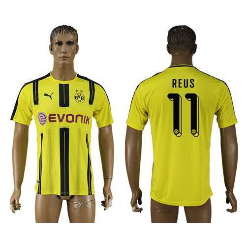 Dortmund #11 Reus Home Soccer Club Jersey