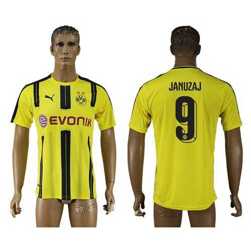 Dortmund #9 Januzaj Home Soccer Club Jersey