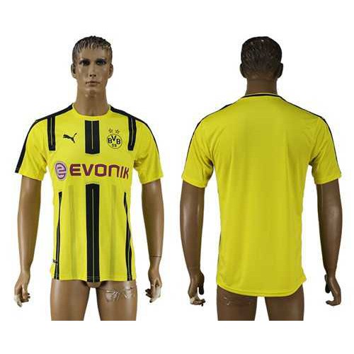 Dortmund Blank Home Soccer Club Jersey