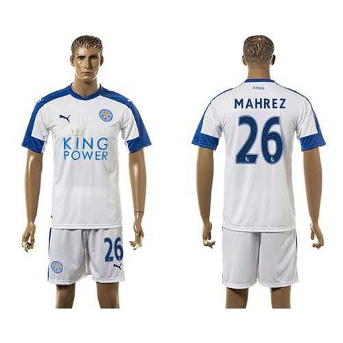 Leicester City #26 Mahrez SEC Away Soccer Club Jersey