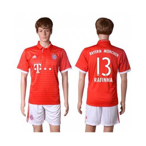 Bayern Munchen #13 Rafinha Home Soccer Club Jersey