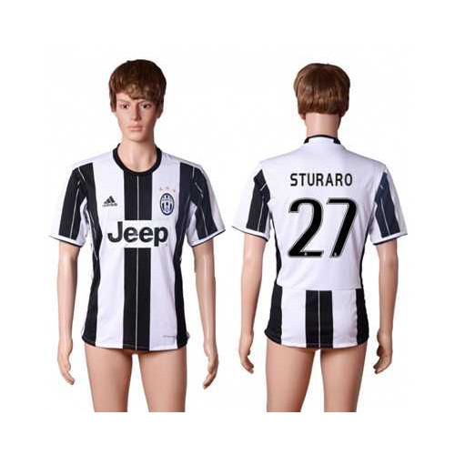 Juventus #27 Sturaro Home Soccer Club Jersey