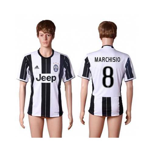 Juventus #8 Marchisio Home Soccer Club Jersey