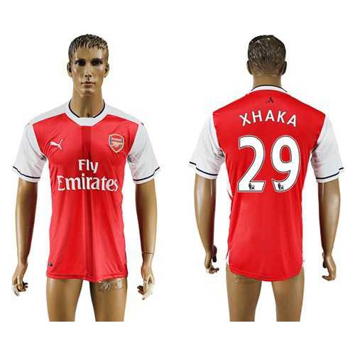 Arsenal #29 Xhaka Home Soccer Club Jersey