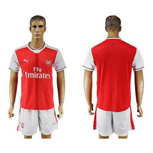 Arsenal Blank Home Soccer Club Jersey