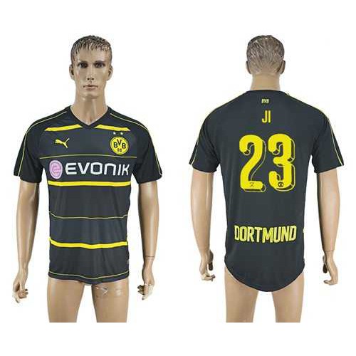 Dortmund #23 JI Away Soccer Club Jersey