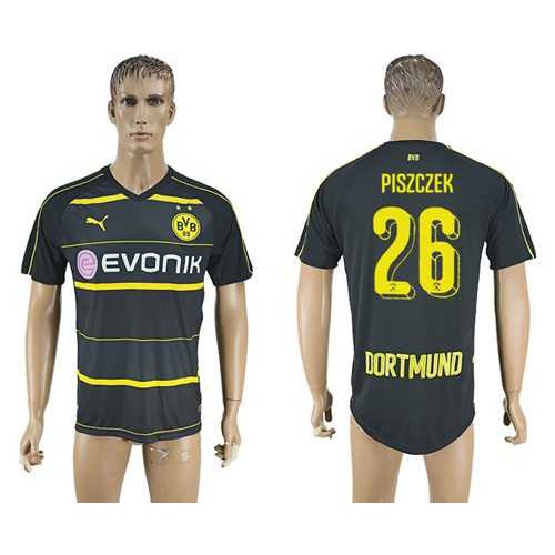 Dortmund #26 Piszczek Away Soccer Club Jersey
