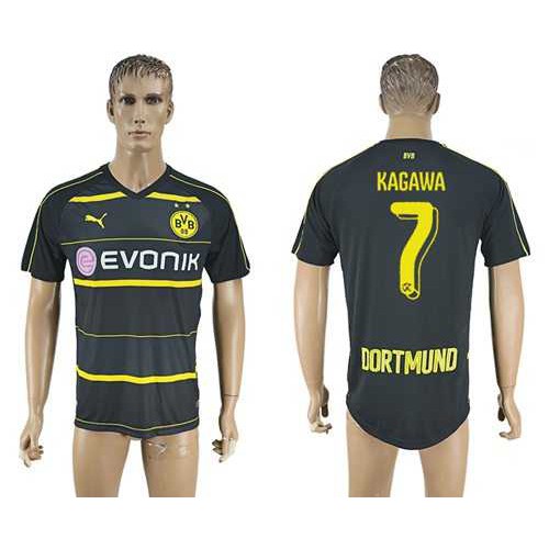 Dortmund #7 Kagawa Away Soccer Club Jersey