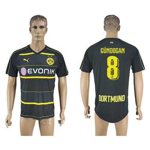 Dortmund #8 Gundogan Away Soccer Club Jersey