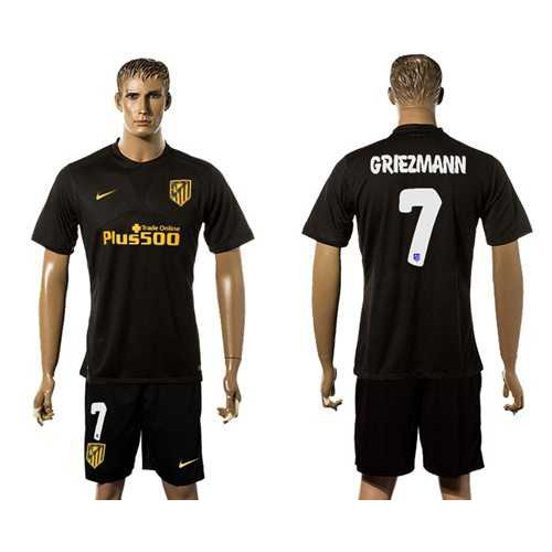 Atletico Madrid #7 Griezmann Away Soccer Club Jersey
