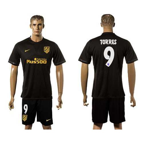 Atletico Madrid #9 Torres Away Soccer Club Jersey