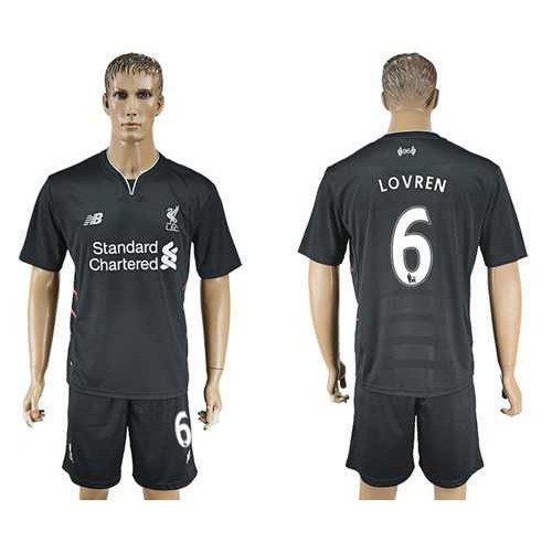 Liverpool #6 Lovren Away Soccer Club Jersey
