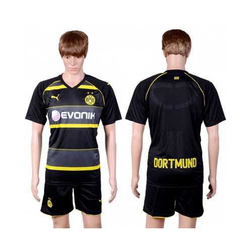Dortmund Blank Away Soccer Club Jersey