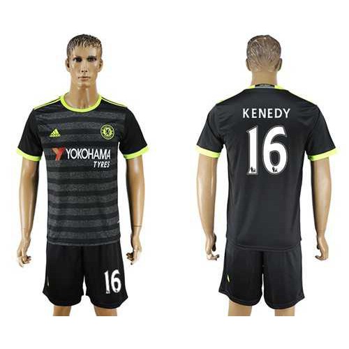 Chelsea #16 Kenedy Away Soccer Club Jersey
