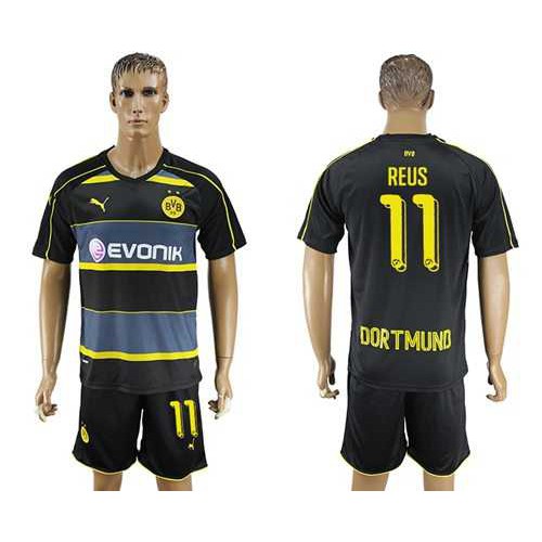 Dortmund #11 Reus Away Soccer Club Jersey