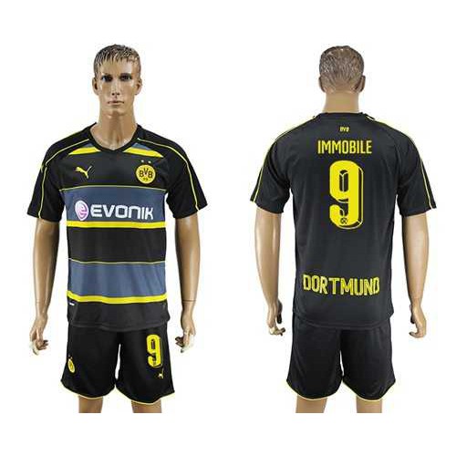 Dortmund #9 Immobile Away Soccer Club Jersey