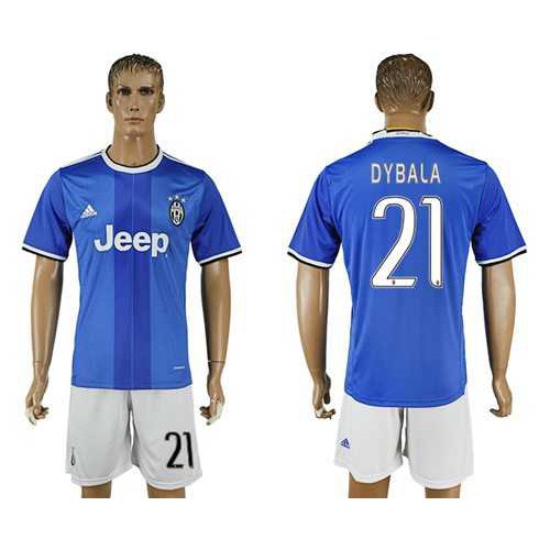 Juventus #21 Dybala Away Soccer Club Jersey