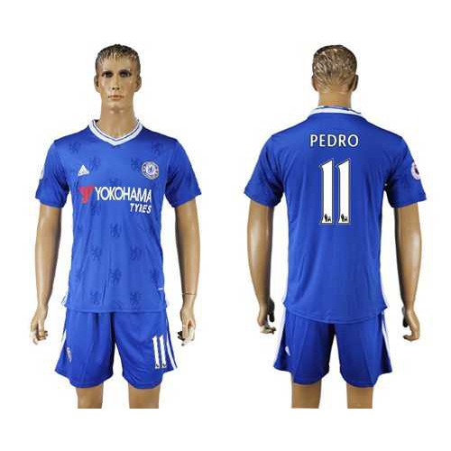 Chelsea #11 Pedro Home Soccer Club Jersey