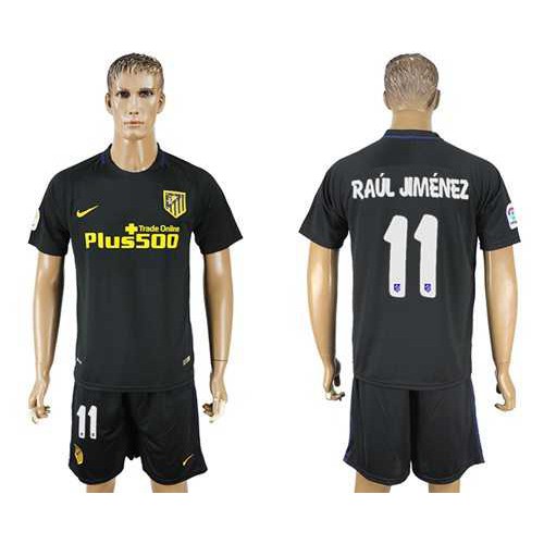 Atletico Madrid #11 Raul Jimenez Away Soccer Club Jersey