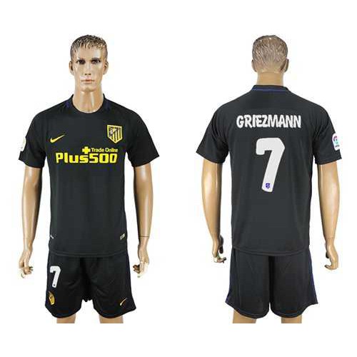 Atletico Madrid #7 Griezmann Away Soccer Club Jersey