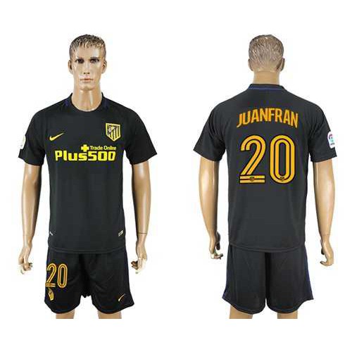 Atletico Madrid #20 Juanfran Away Soccer Club Jersey