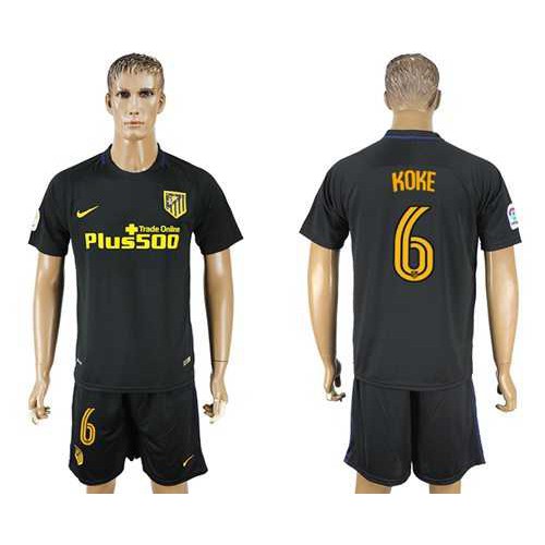 Atletico Madrid #6 Koke Away Soccer Club Jersey