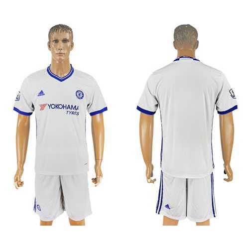 Chelsea Blank White Soccer Club Jersey