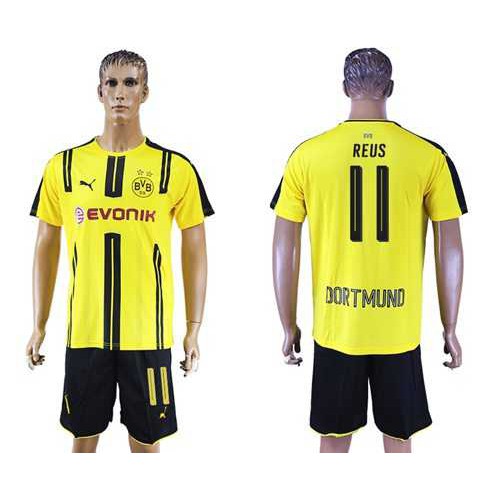 Dortmund #11 Reus Home Soccer Club Jersey