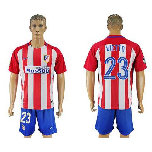 Atletico Madrid #23 Vietto Home Soccer Jersey