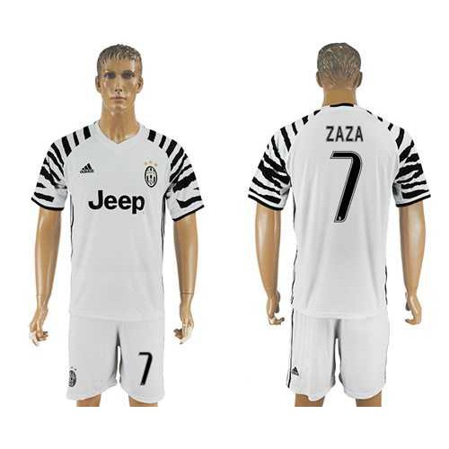 Juventus #7 Zaza SEC Away Soccer Club Jersey