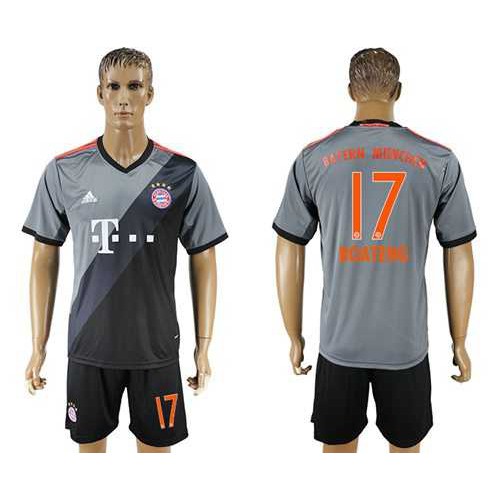 Bayern Munchen #17 Boateng Away Soccer Club Jersey