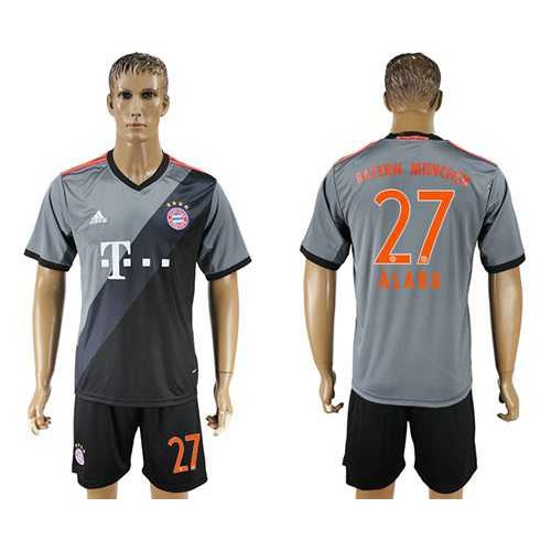 Bayern Munchen #27 Alaba Away Soccer Club Jersey