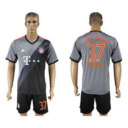 Bayern Munchen #37 Green Away Soccer Club Jersey