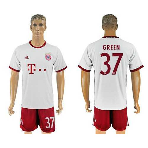 Bayern Munchen #37 Green Sec Away Soccer Club Jersey