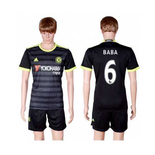 Chelsea #6 Baba Away Soccer Club Jersey