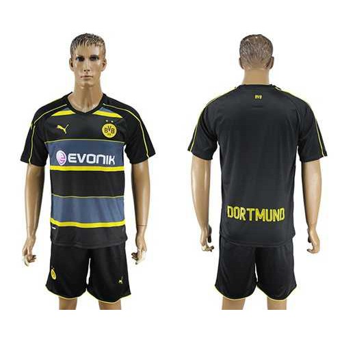 Dortmund Blank Away Soccer Club Jersey