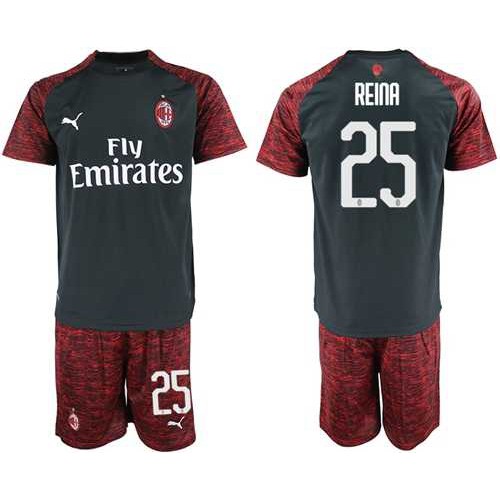 AC Milan #25 Reina Third Soccer Club Jersey