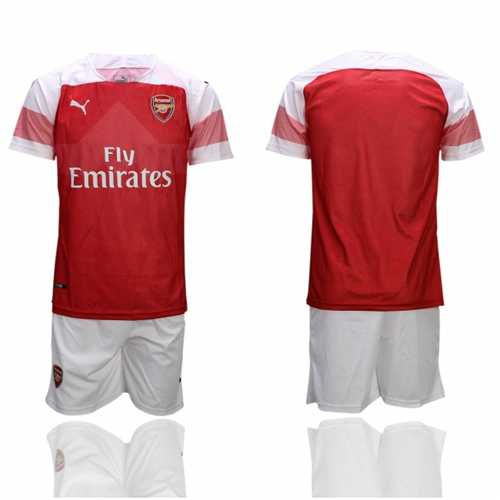Arsenal Blank Home Soccer Club Jersey